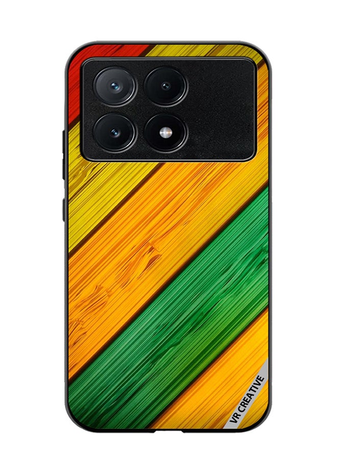 VR CREATIVE Protective Case Cover For Xiaomi Poco X6 Pro Flower Design Multicolour - Image 1