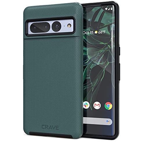 Crave Dual Guard for Google Pixel 7 Pro Case, Shockproof Protection Dual Layer Case for Google Pixel 7 Pro - Forest Green - Image 1