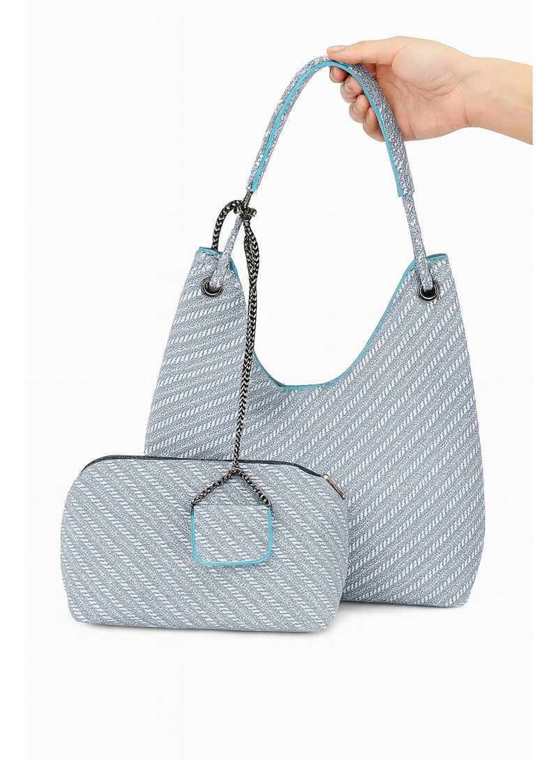 Women's Handbag Set – Stylish & Practical 2-Piece Tote and Pouch for Daily Use, Travel, or Shopping  - Image 2
