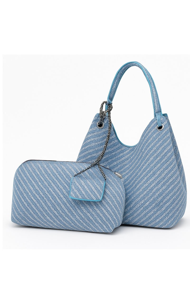 Women's Handbag Set – Stylish & Practical 2-Piece Tote and Pouch for Daily Use, Travel, or Shopping  - Image 1