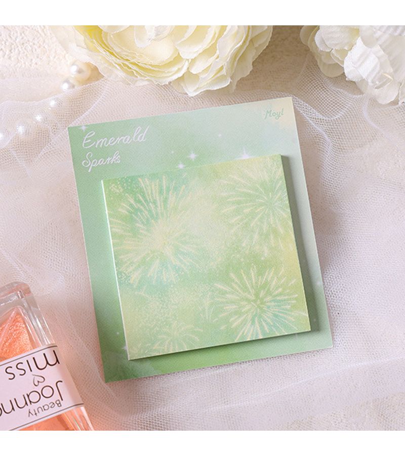 Fantasy Fireworks Sticky Notes 30 Sheets Square Mini Memo Pads Set - Image 2