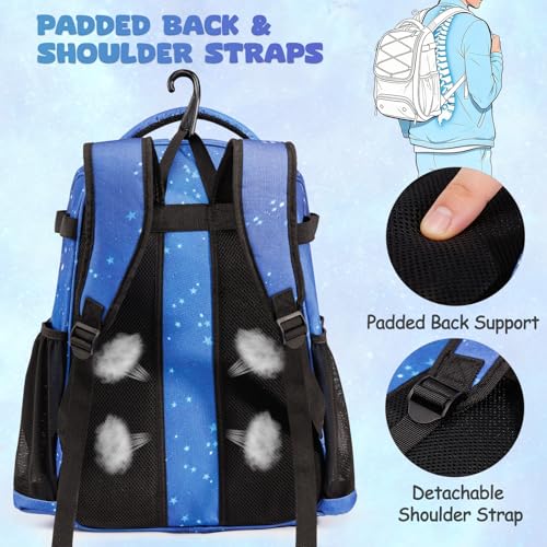 VIGEGARI Youth Baseball Bag Backpack with Bat Holder for Boys Girls Baseball & Softball Bat Bag for T-Ball Equipment, Kids Baseball Backpack with Shoe Compartment & Glove Storage - Image 4
