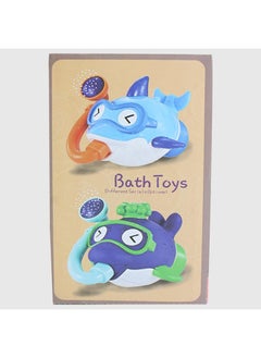 OKO Baby Bath Shower Head Toy Playing Sprinkle Water Fish Pump and Trunk Spout Rinser for Newborn Babies in Tub or Sink  - Image 2