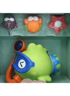 OKO Baby Bath Shower Head Toy Playing Sprinkle Water Fish Pump and Trunk Spout Rinser for Newborn Babies in Tub or Sink  - Image 3