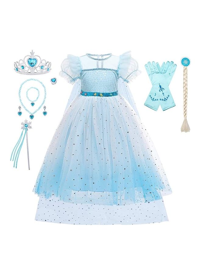 NIBEMINENT Princess Cosplay Costume And Accessory Set 120cm - Image 1