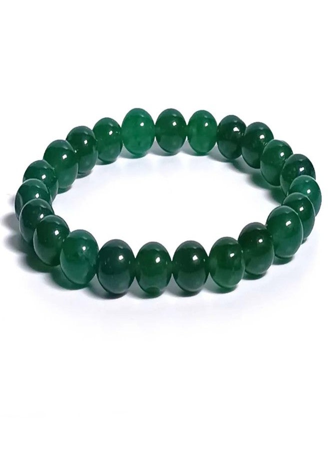 Crystal Divine Green Jade Healing Crystal Bracelet For Woman 8mm Money Magnet Bracelet For Girls Crystal For Men Friendship Gifts Hand Couple Aesthetic For Gifts. - Image 1