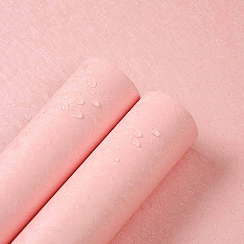 wolpin Wall Stickers Wallpaper Stylish (45 x 300 cm), Home Renovation Stripe Living Room, Hall, Office Bedroom Embossed Decal Self Adhesive, Peach - Image 3