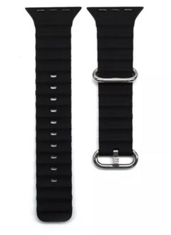 Generic The new rubber strap for the Apple Watch  dark gray  size ultra 49mm  - Image 2