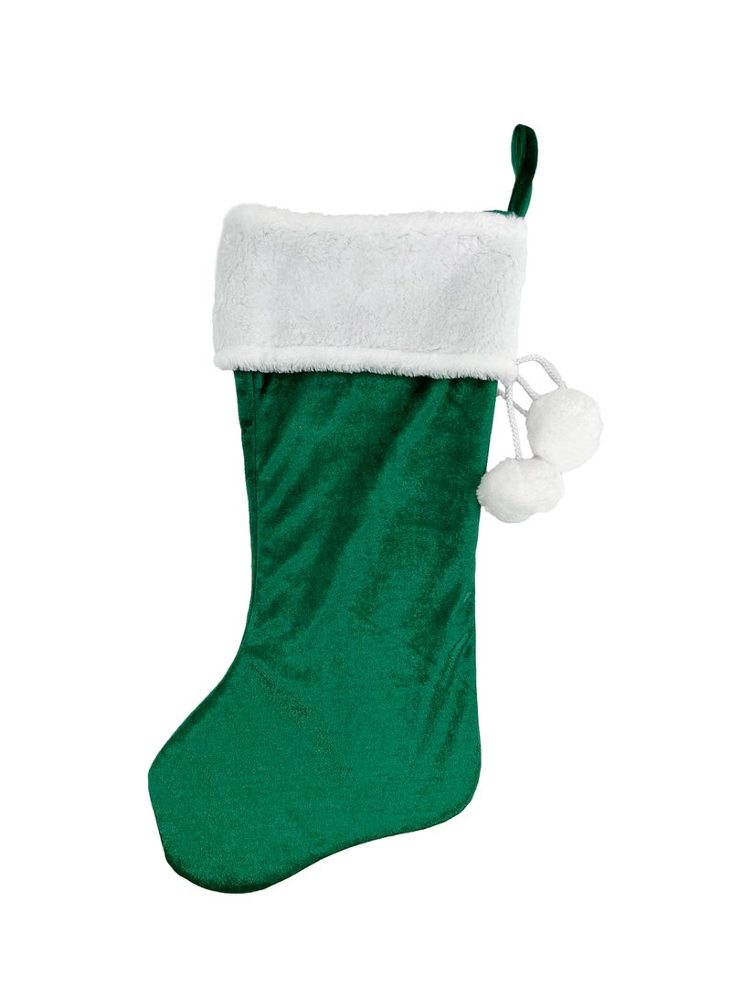 CHRISTMAS MAGIC Christms Stocking Green 50cm - Image 2