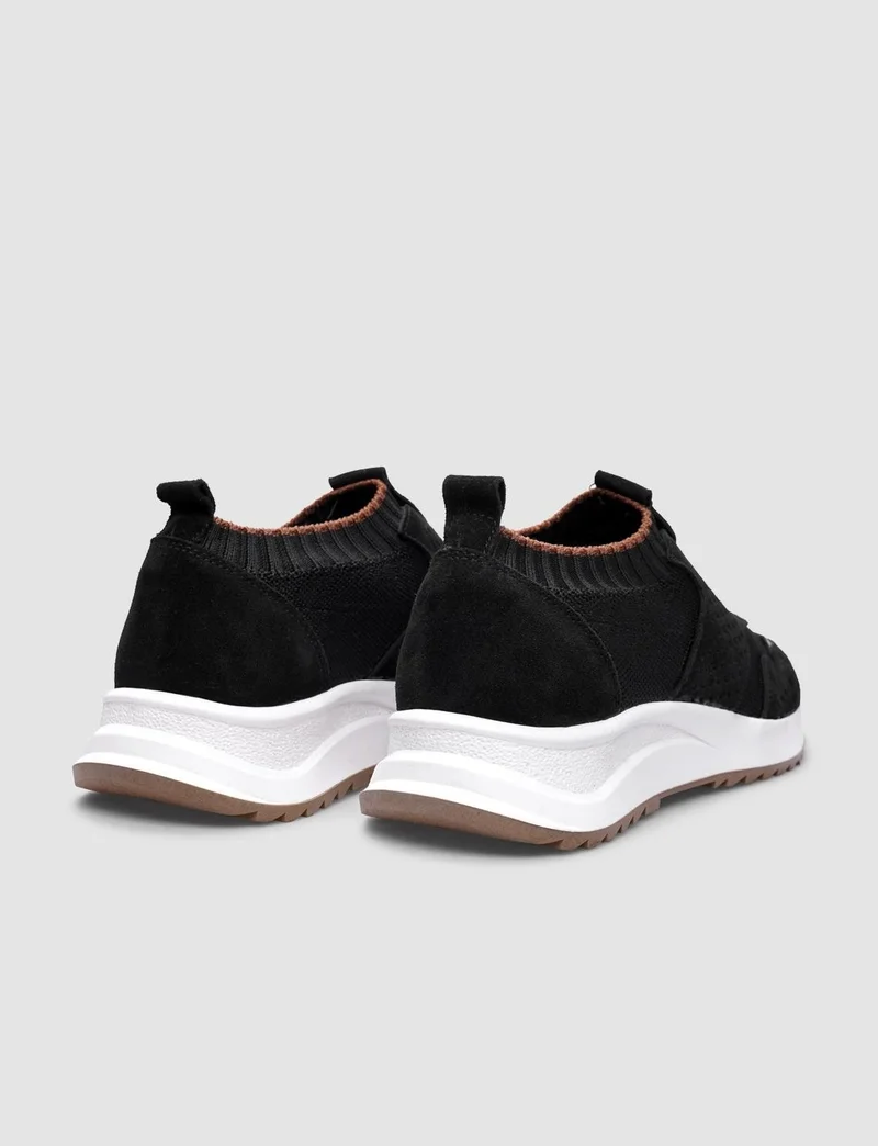 كاباني Knitwear Black Elastic Women's Sports Shoes