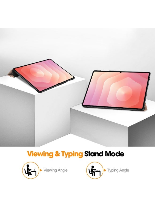 عام غطاء ذكي لسامسونج جالاكسي تاب S11 الترا 14.6 بوصة 2025 موديل SM-X930/X936B – غلاف فوليو رفيع مع تفعيل/إيقاف تلقائي، حامل قائم قابل للتعديل، صدفة صلبة خفيفة الوزن مقاومة للصدمات. - Image 2