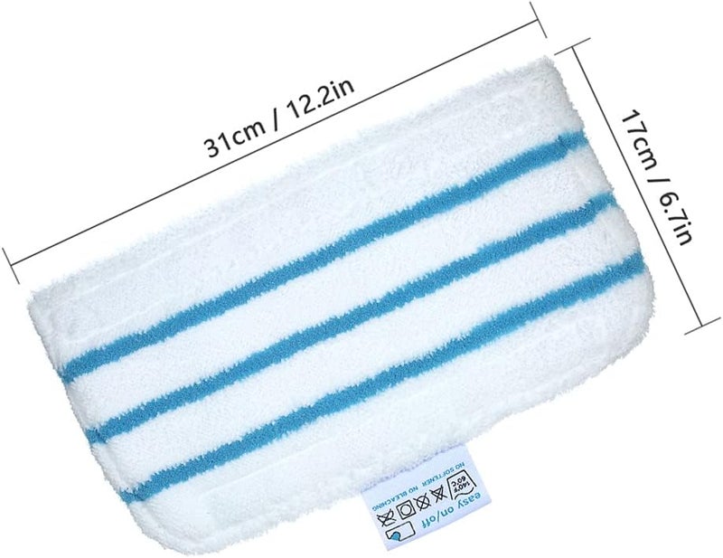 Eacam 5 Pack Mop Pads Replacement for Black + Decker FSM1610/ FSM1630 Washable Mopping Pad Accessories - Image 2