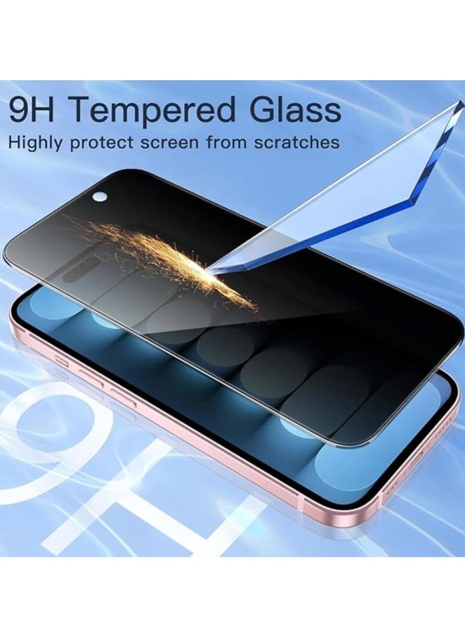 TWEGGON iPhone 16 Plus Privacy Screen Protector, Premium Tempered Glass Privacy Screen Protector for Apple iPhone 16 Plus 6.7"  - Image 3