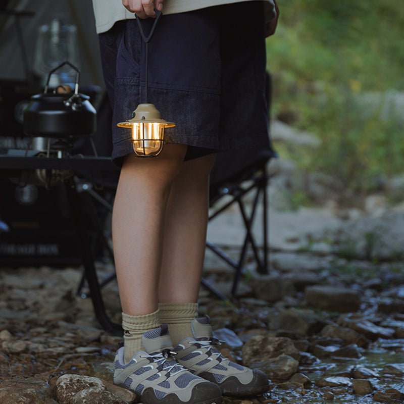 Cordless Camping Lamp Portable Hung Light Outdoor Retro Tent Light Home Atmospheres Lantern Multi-Modes USB Rechargeable Lamp - Image 5