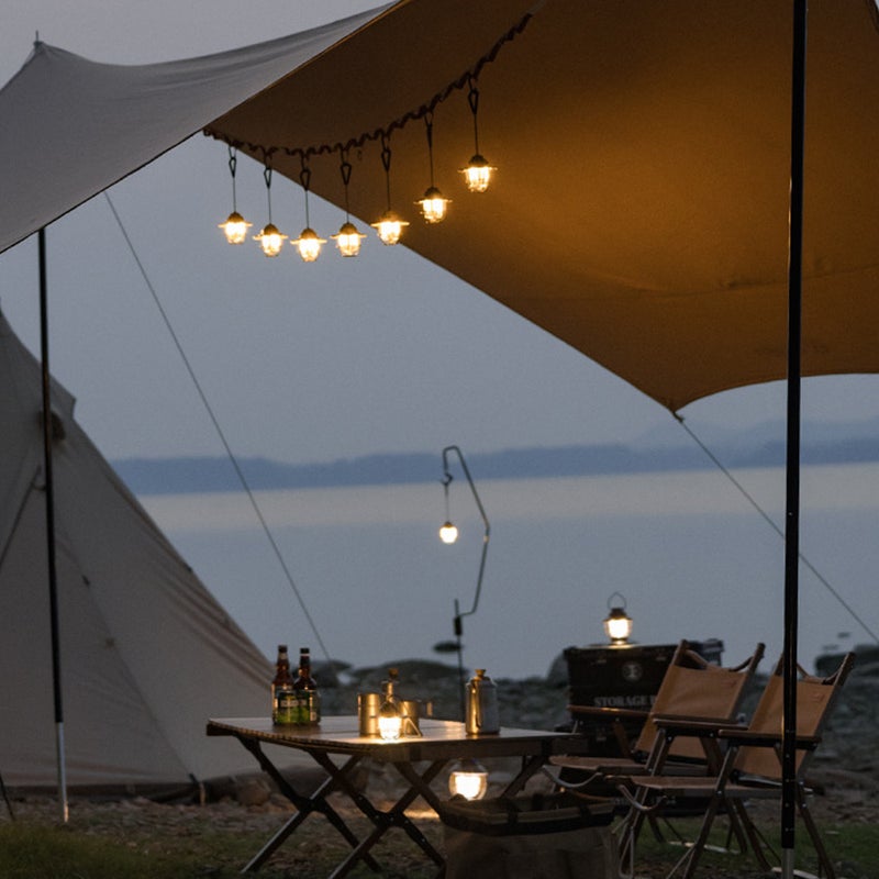 Cordless Camping Lamp Portable Hung Light Outdoor Retro Tent Light Home Atmospheres Lantern Multi-Modes USB Rechargeable Lamp - Image 2