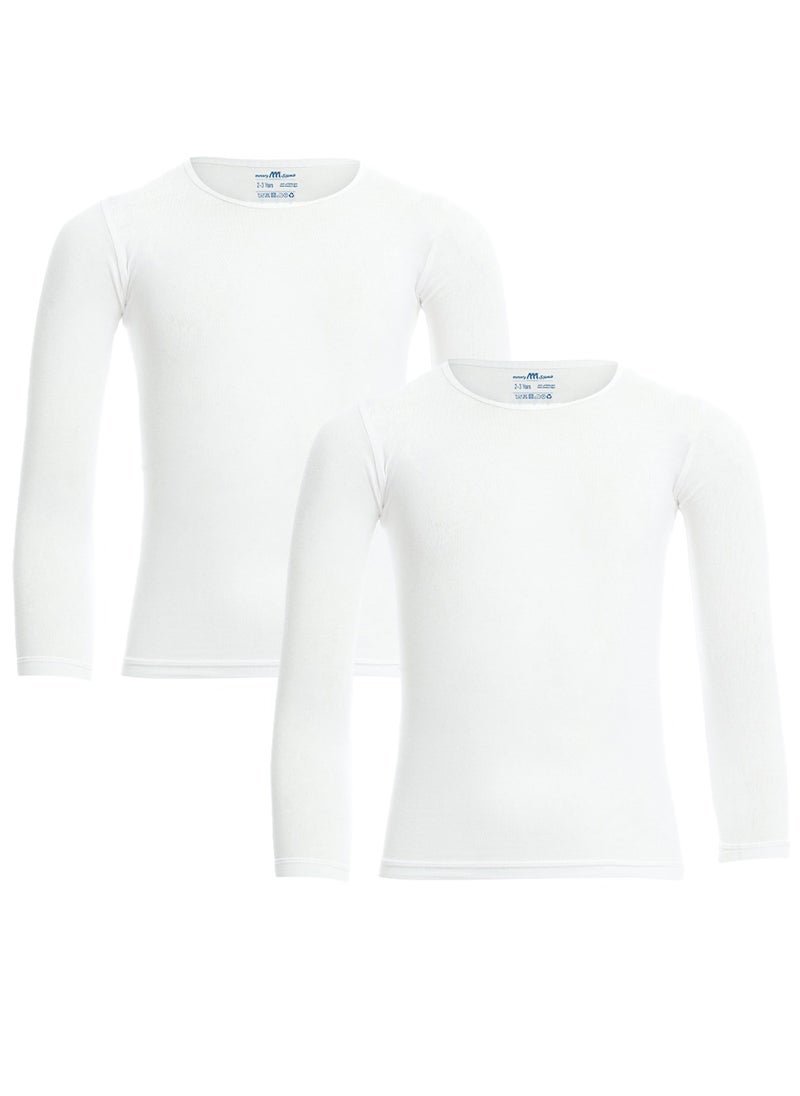 Mesery Bundle OF (2) Full Sleeve Round Neck T- Shirts - For Boys  - Image 1