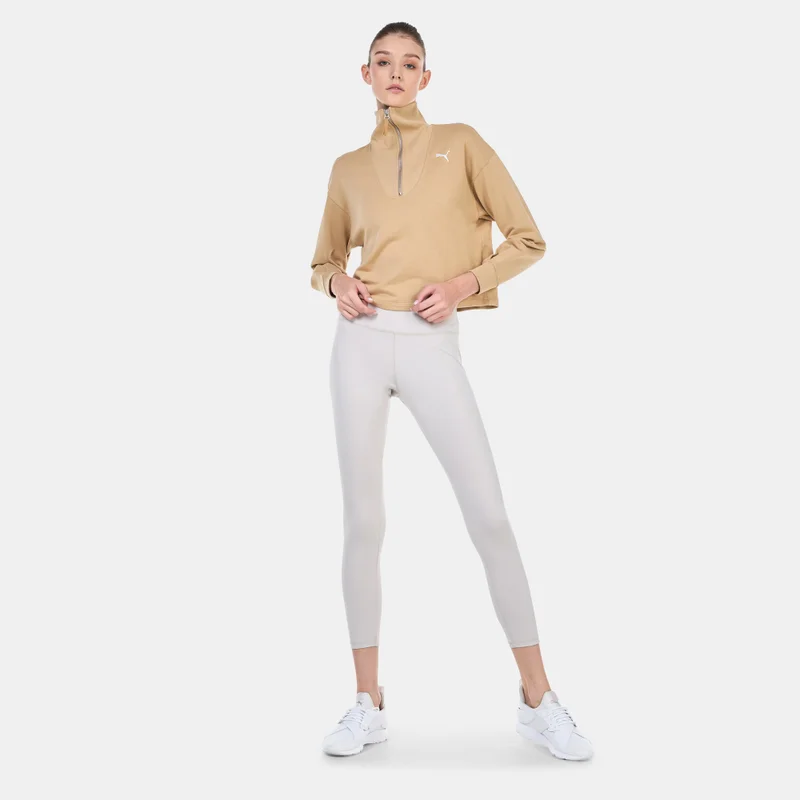 PUMA Women's HER High-Neck Half-Zip Sweatshirt