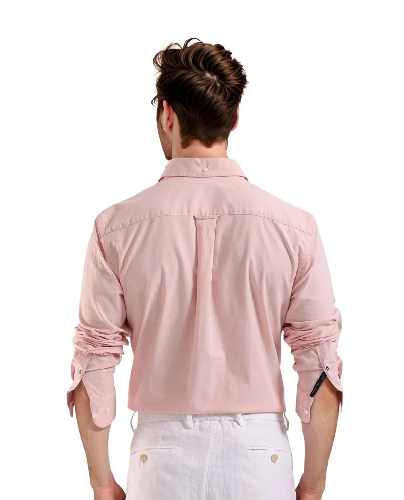 Rare Rabbit Men's Plain Formal Shirt With Embroidered Logo