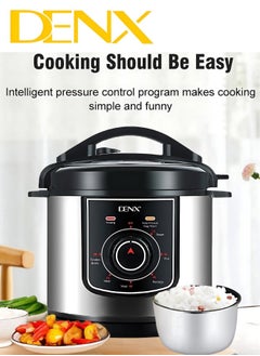 Digital Electric Pressure Cooker Stainless Steel Body Touch Programmable 6L Capacity 1000 Watts - pzsku/Z261648531DA99FBD5316Z/45/_/1736960675/bb9a5410-8cc1-4490-bae8-93253b5568bb