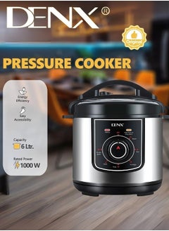 Digital Electric Pressure Cooker Stainless Steel Body Touch Programmable 6L Capacity 1000 Watts - pzsku/Z261648531DA99FBD5316Z/45/_/1736960676/82eb8833-bc55-4c6d-b3bc-d6605cc998fe