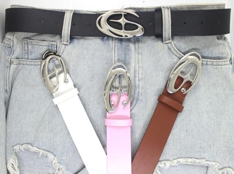 Millennial-style trendy belt, black - Image 3