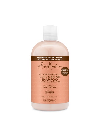 SheaMoisture Coconut With Hibiscus Curl And Shine Shampoo