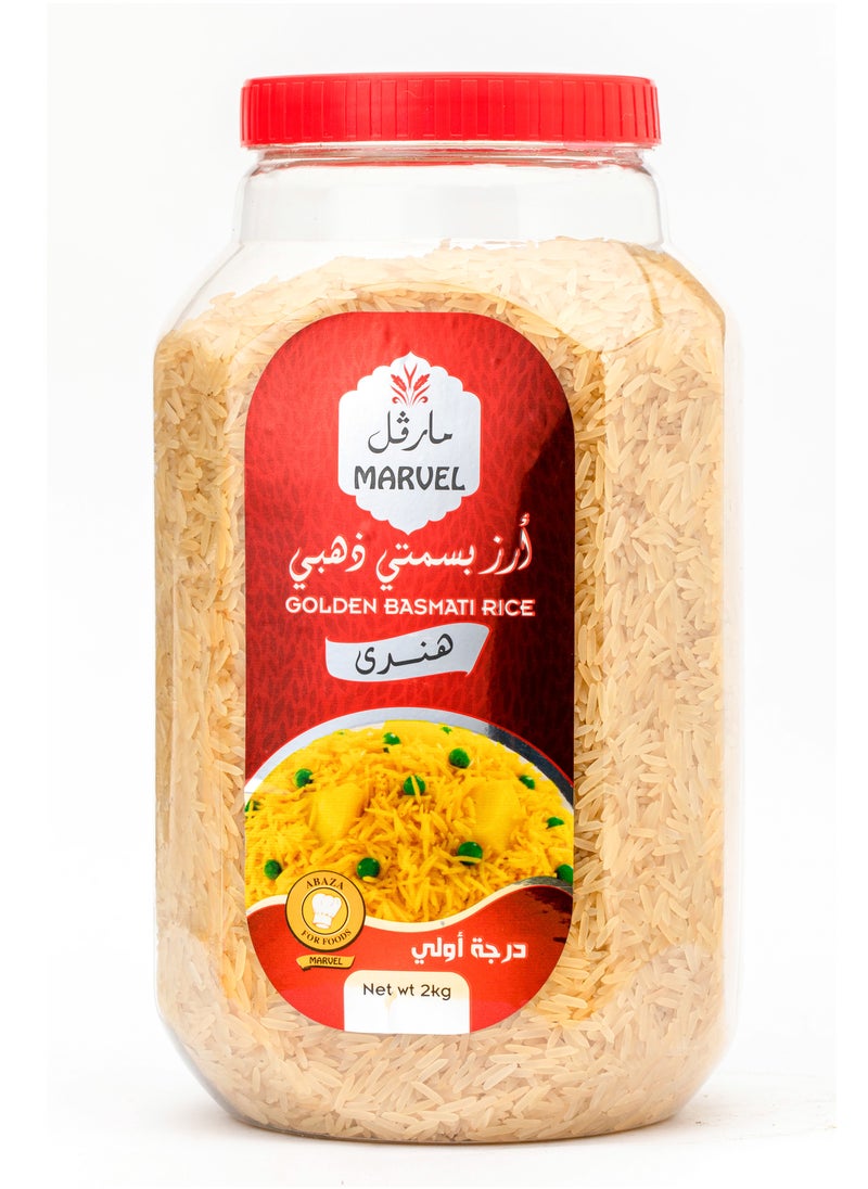 MARVEL - Basmati Golden Rice Jar 2kg - Image 1