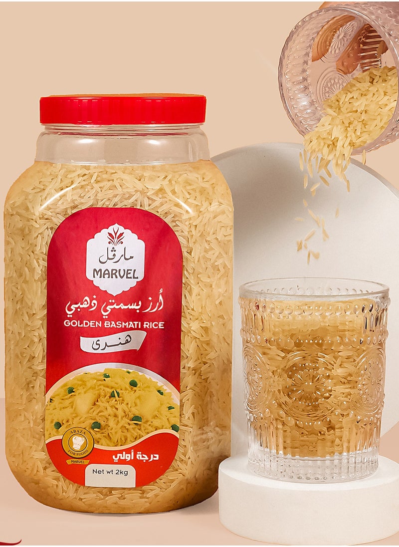 MARVEL - Basmati Golden Rice Jar 2kg - Image 1