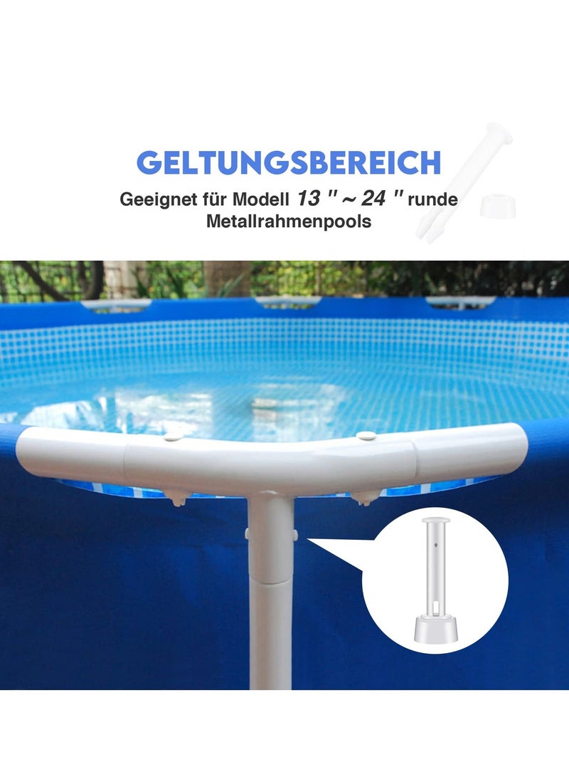 NIBEMINENT 24 Pairs Pool Plastic Connecting Pins and Seals, Spare Parts for Above Ground Metal Frame Pools, 2.36 in / 6 cm Length, Essential Maintenance Accessories  - Image 3