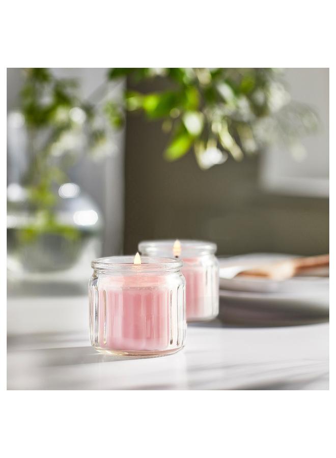 زبون شمعة معطرة في كأس، ياسمين/وردي، 12 ساعة - Image 3