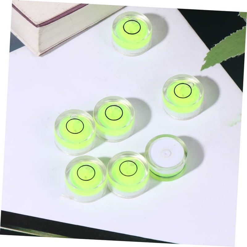Green Circular Bubble Level Spirit Level Calibration Tool Set of 10 for Accurate Picture Frame and Mural Hanging - Image 4