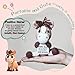 Posshe Horse Gifts Crochet Positive Support Handmade Emotional Cheer Support Funny Horse Gifts for Friend Coworker Birthday Christmas Stocking Stuffer White Elephant - Image 4