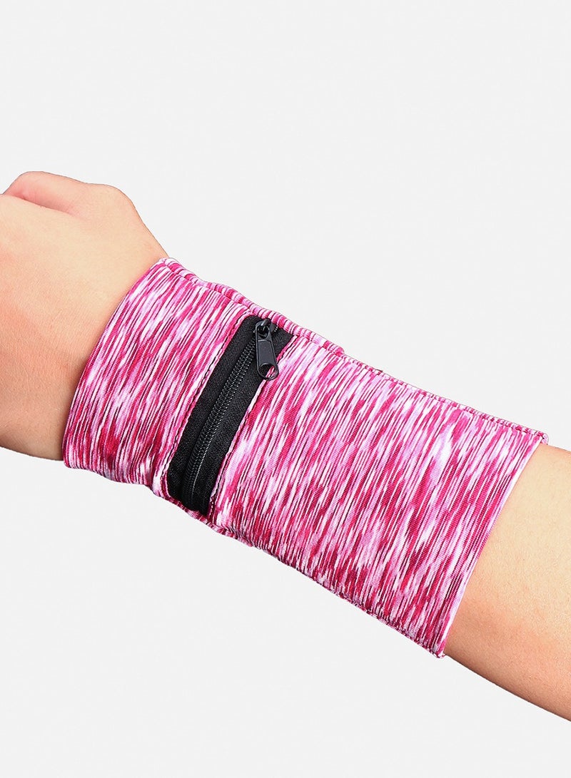 General Outdoor Sports Wrist Pouch for Men and Women – Cycling and Fitness Arm Sleeve Bag, Elastic Close-Fitting Mini Running Wrist Pouch  - Image 2