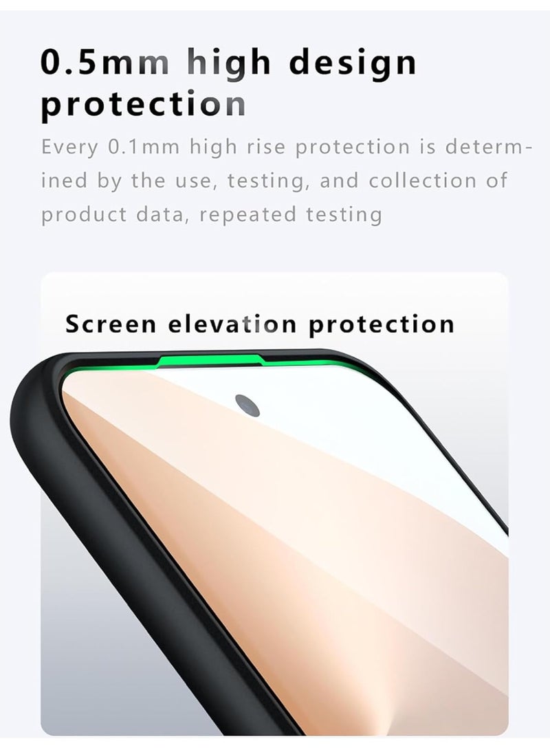 Case for Huawei Pura 80 Pro/Pura 80 Pro Plus Shockproof Crystal Clear Hard Back Cover Anti Yellowing Case 360 Degree Protection Transparent Back Cover Case with TPU Bumper - Image 4