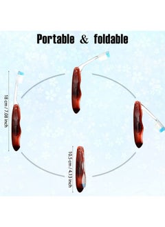 Patelai Folding Travel Toothbrushes Bulk Foldable Hiking Toothbrushes Individually Wrapped Mini Toothbrushes For Camping Portable Built In Cover Toothbrush Soft Bristle Toothbrush For Trip(6 Pieces)  - Image 4