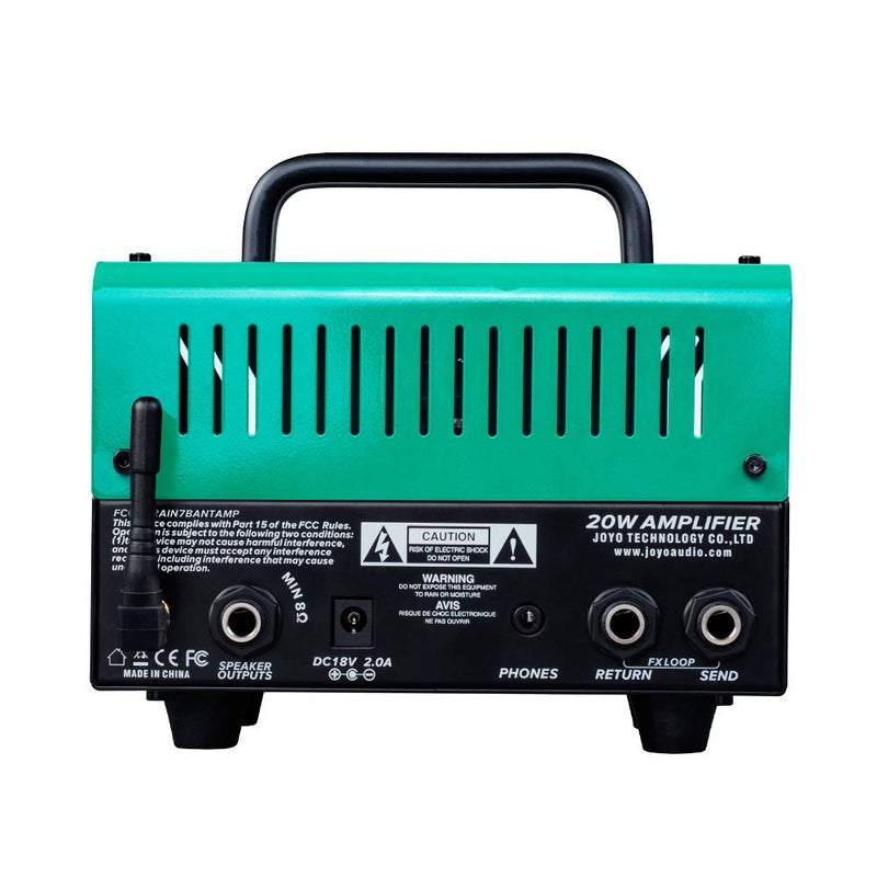 JOYO Atomic BanTamp Series Mini Amp Head 20W Hybrid Tube 2-Channel Guitar Amplifier with Bluetooth (No Sound, Need Extra Speaker) - Image 3