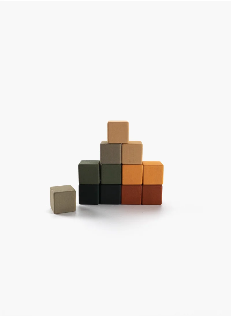 سابو كونسبت SABO Concept - Wooden Blocks Mini Set 12-pc (Jungle)