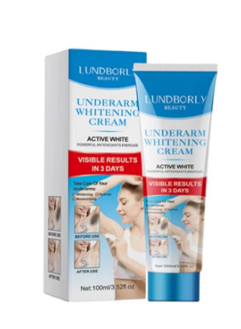 Lundborly كريم تبييض تحت الإبط بيتي أكتيف وايت - Image 1