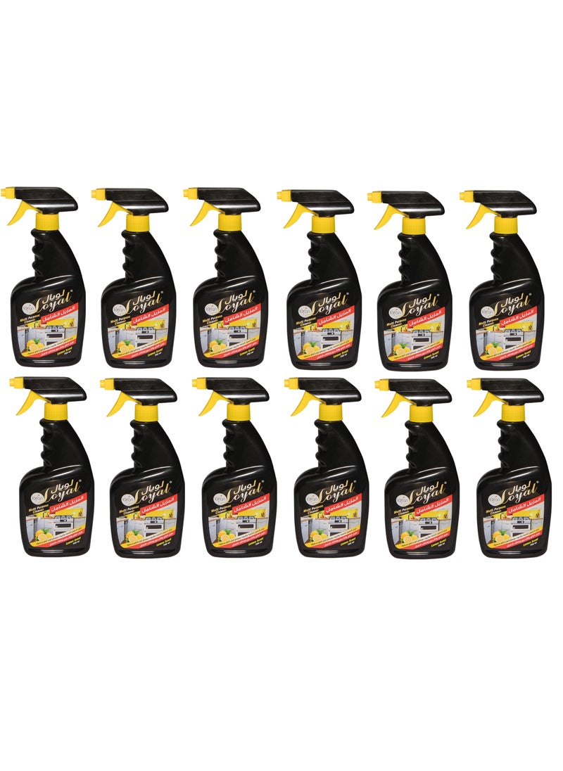 loyal - Loyal Multipurpose Cleaner 750ml Lemon Scent Pack Of 12 - Image 1