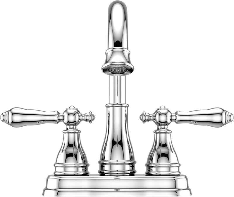 Pfister Sonterra Bathroom Sink Faucet 4Inch Centerset 2Handle 3Hole Polished Chrome Finish LFWL245PC - Image 2