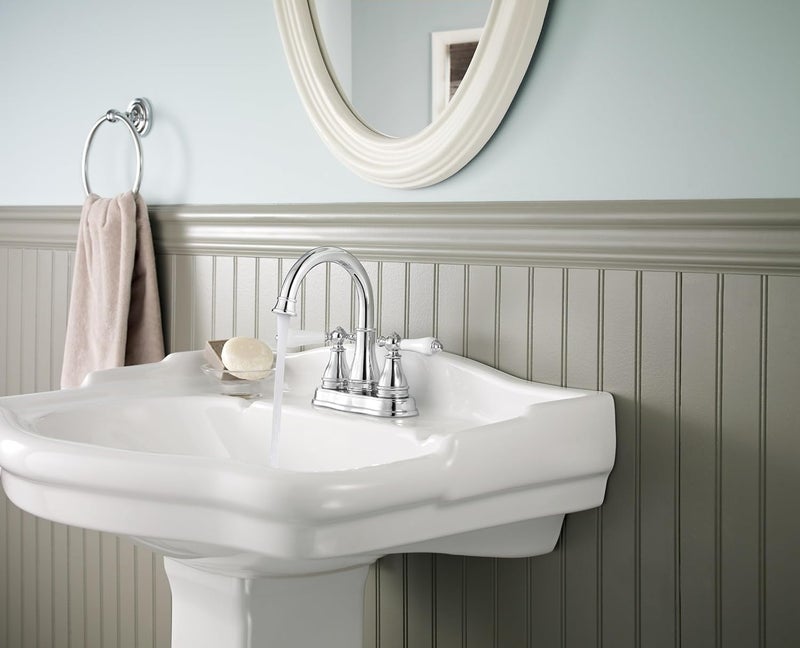 Pfister Sonterra Bathroom Sink Faucet 4Inch Centerset 2Handle 3Hole Polished Chrome Finish LFWL245PC - Image 4