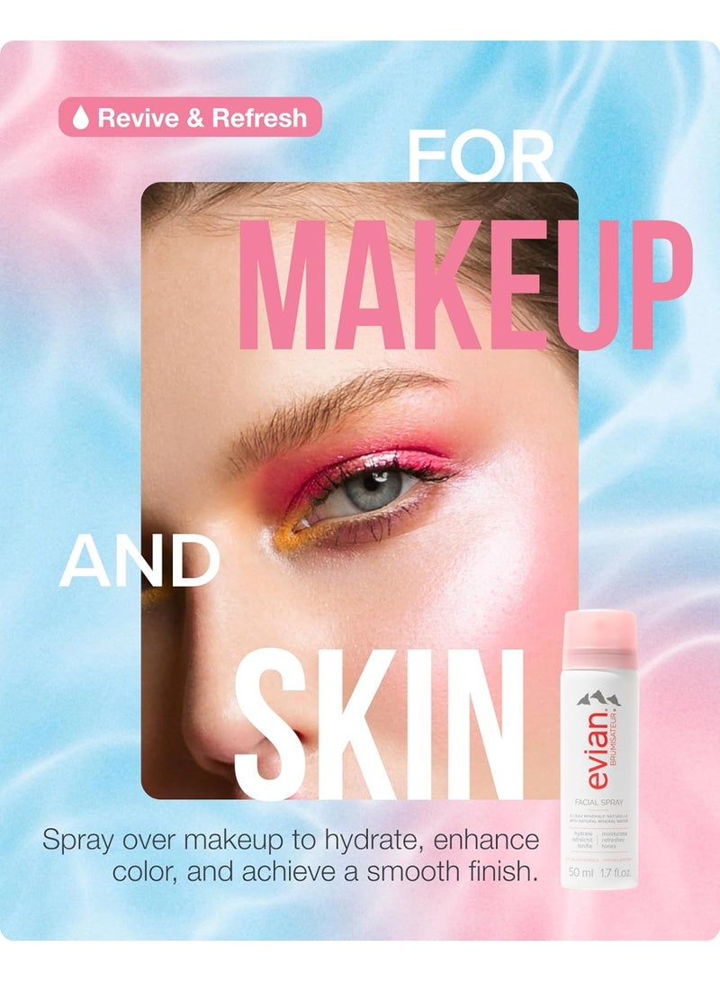 Evian Facial Spray Travel Duo 1.7 Fl Oz (Pack of 2) - Image 4