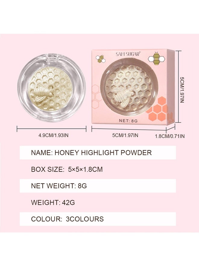 سكر سام ظلال العيون الذهبية ، هايلايتر - لامع متعدد الاستخدامات للعيون والخدين وعظام الترقوة ، ذهبي متلألئ - Image 5