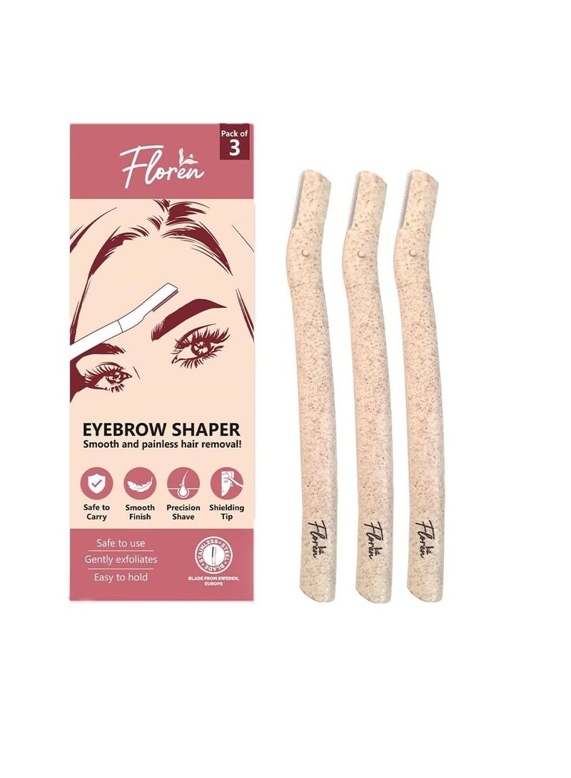 Floren Eyebrow Precision Shaper, Reusable and Salon Look - Image 1