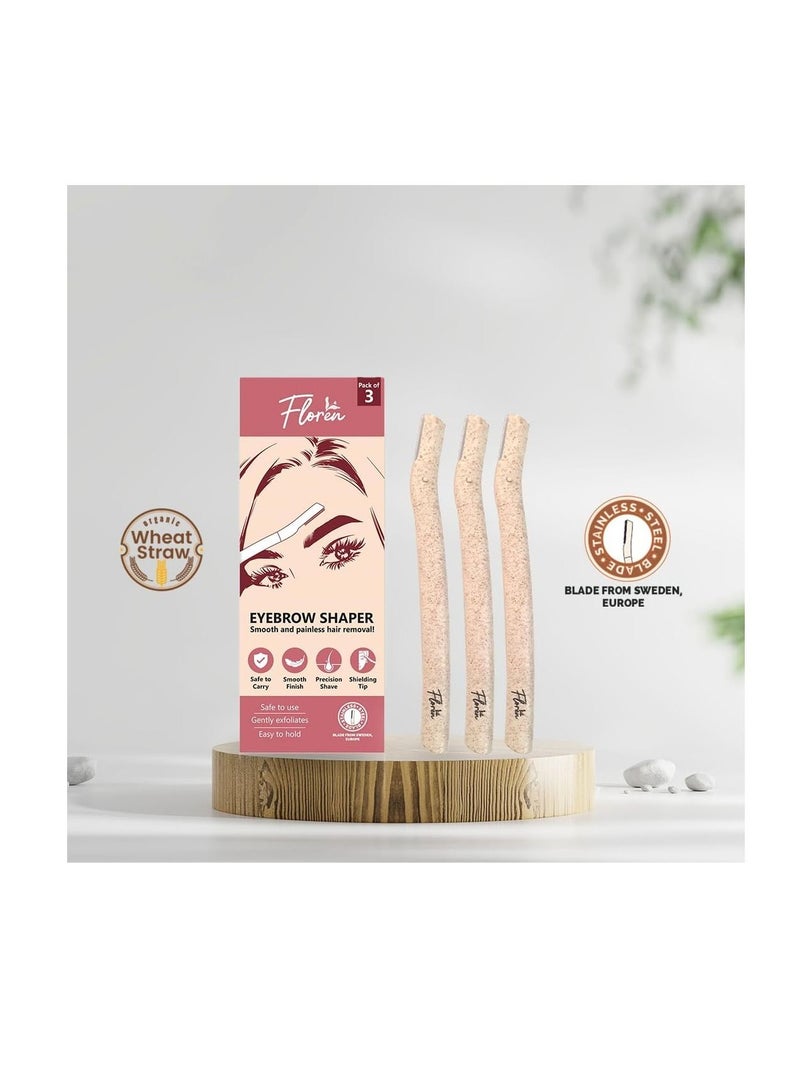 Floren Eyebrow Precision Shaper, Reusable and Salon Look - Image 2