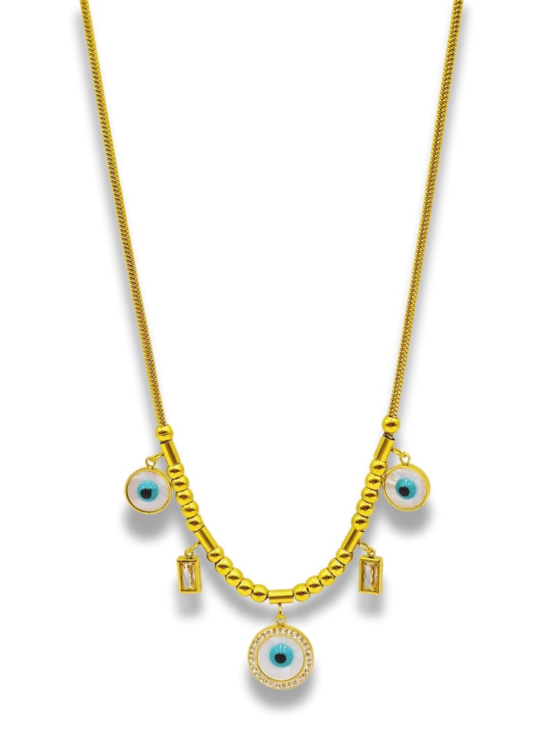 AYSLE JN WOMEN STAINLESS STEEL 18K NECKLACES, ELEGANT JEWLERY NECKLACE SUITABLE FOR ALL WOMEN AND GIRLS JN13 - Image 1