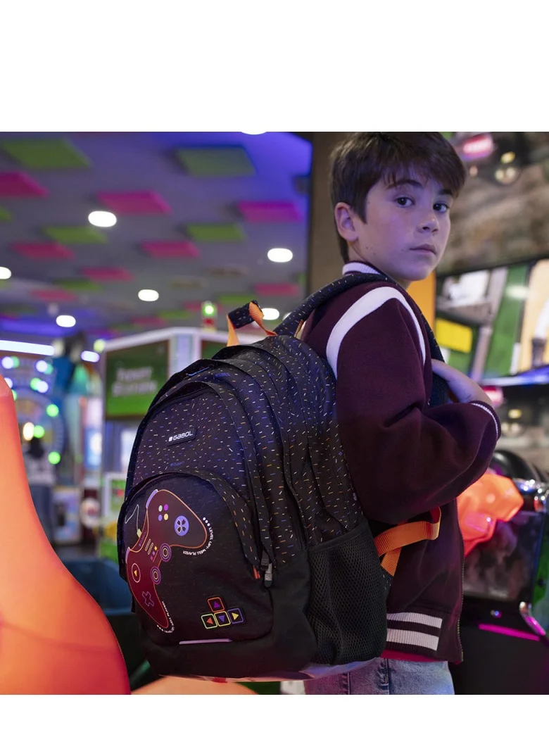GABOL Gabol Virtual Kids Backpack Lightweight Children's Nursery School Bag for Preschool Boys Girls