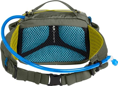CamelBak M.U.L.E. 5 Mountain Bike Gravel Waist Belt Hydration Pack Dusty Olive, 50oz - Image 4