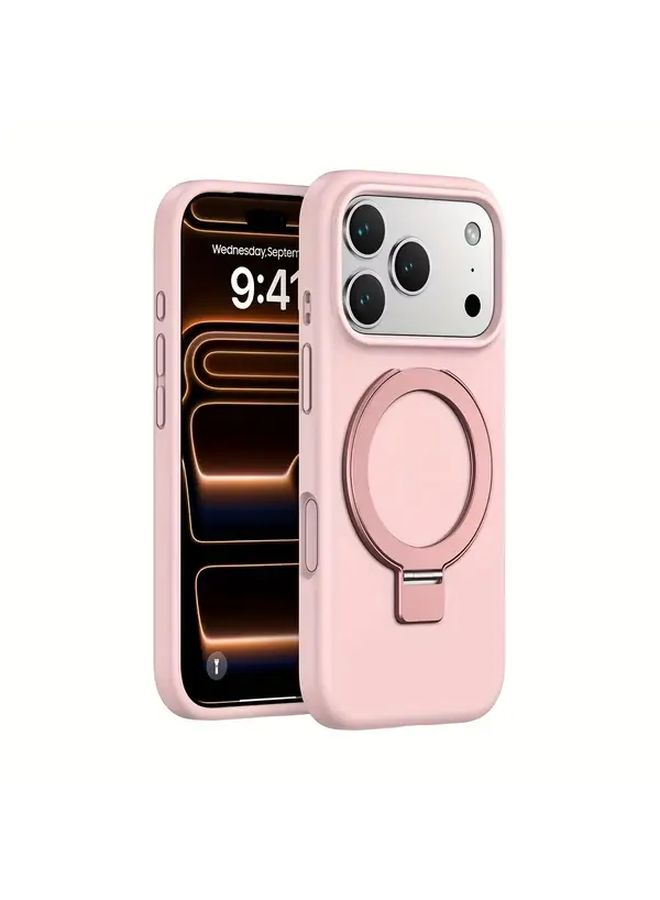 Green Magnetic Ring Holder Case For iPhone 14 Wireless Charging Compatible With Ring Stand - Image 4