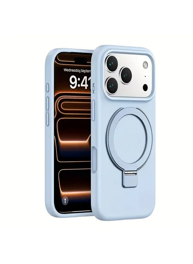 Green Magnetic Ring Holder Case For iPhone 14 Wireless Charging Compatible With Ring Stand - Image 2